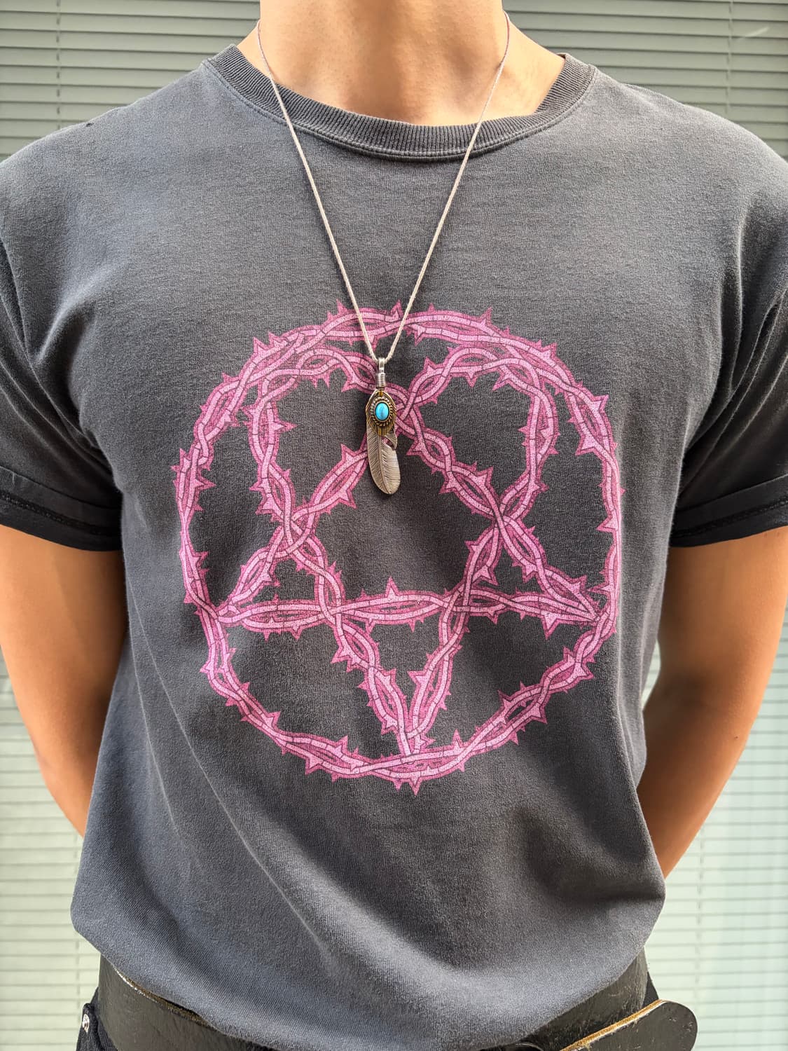 00’s HIM Heartagram USA tour faded T- 상품이미지4