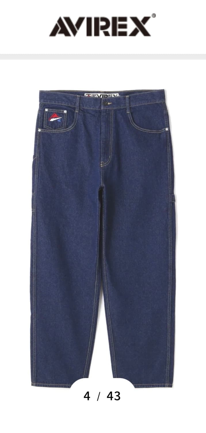 아비렉스 카펜터 데님팬츠 상품이미지1