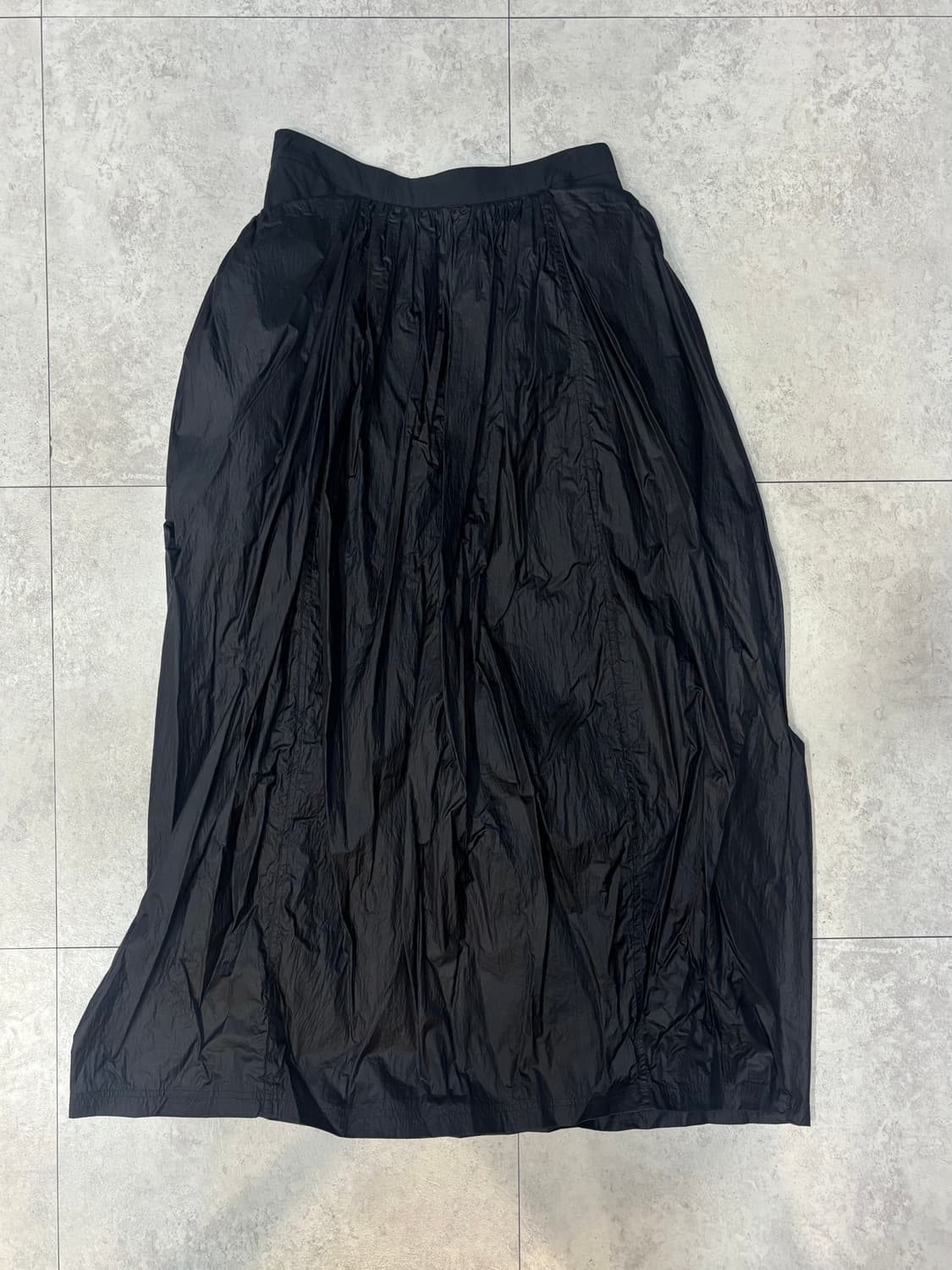 아모멘토) Layered Shirring Skirt BK 1 상품이미지7