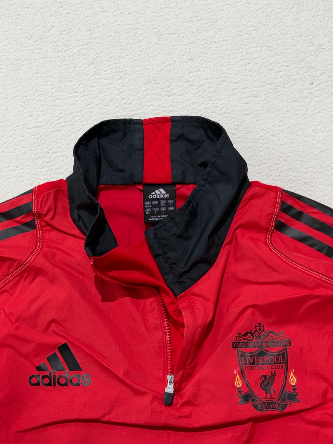 아디다스 10-11 리버풀 축구 유니폼 져지 반집업 바람막이 상품이미지2