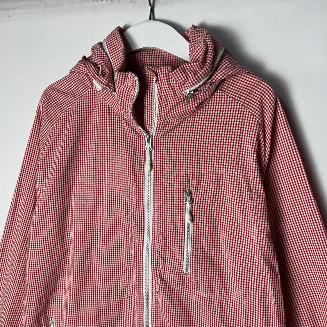 [NIKE] 나이키 깅엄체크 후드 바람막이 상품이미지3