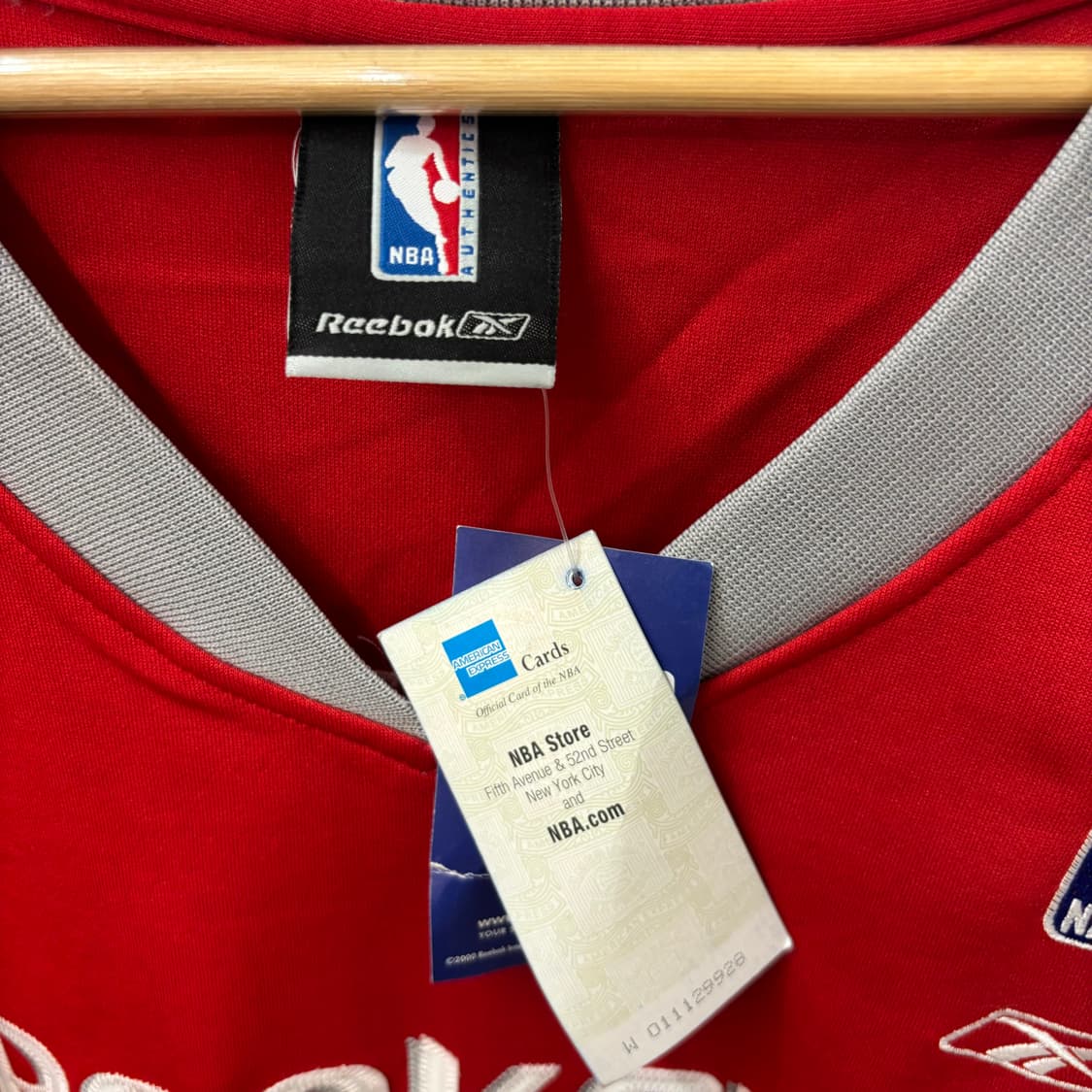 리복 X NBA 휴스턴 로키츠 유니폼 슬리브리스 2XL 상품이미지8