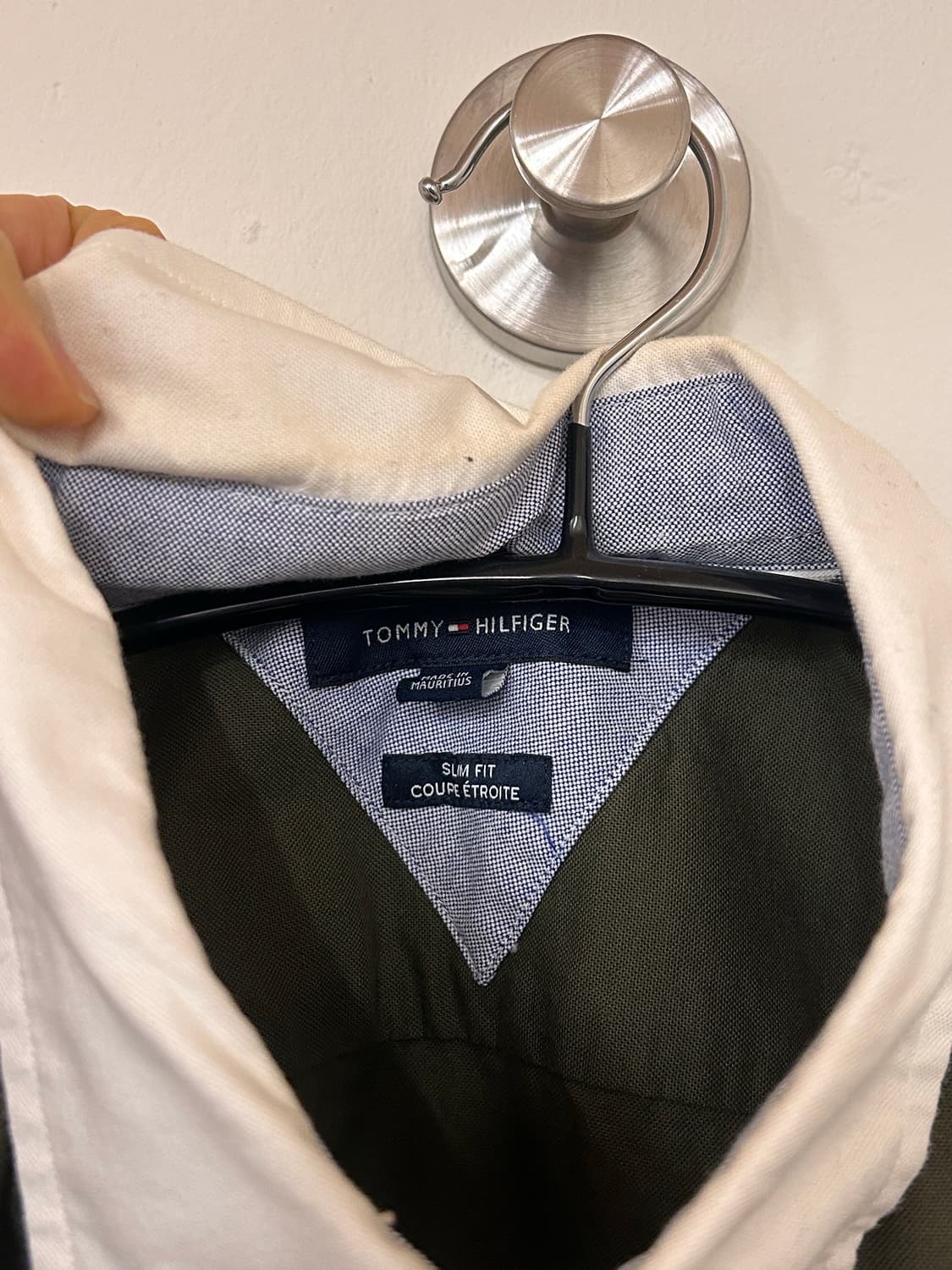 타미힐피거 컬러블록 셔츠 L 상품이미지6