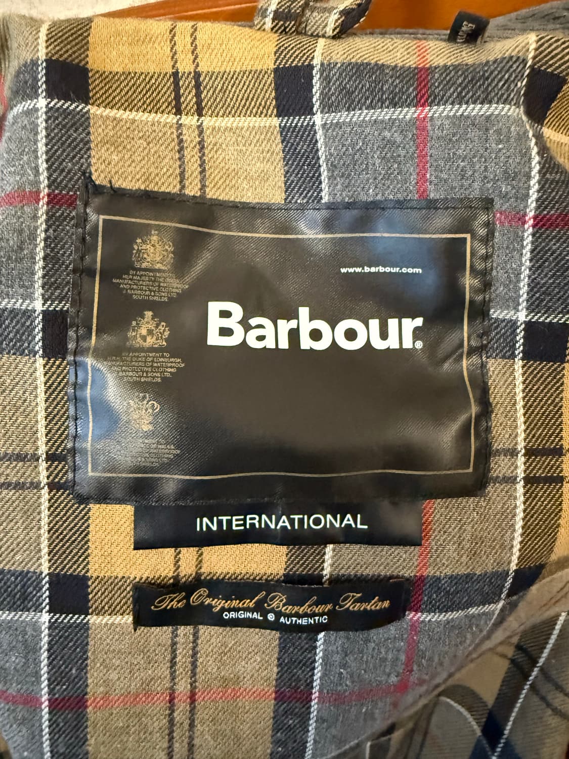 바버 인터내셔널 A7 왁스 자켓 블랙 상품이미지5