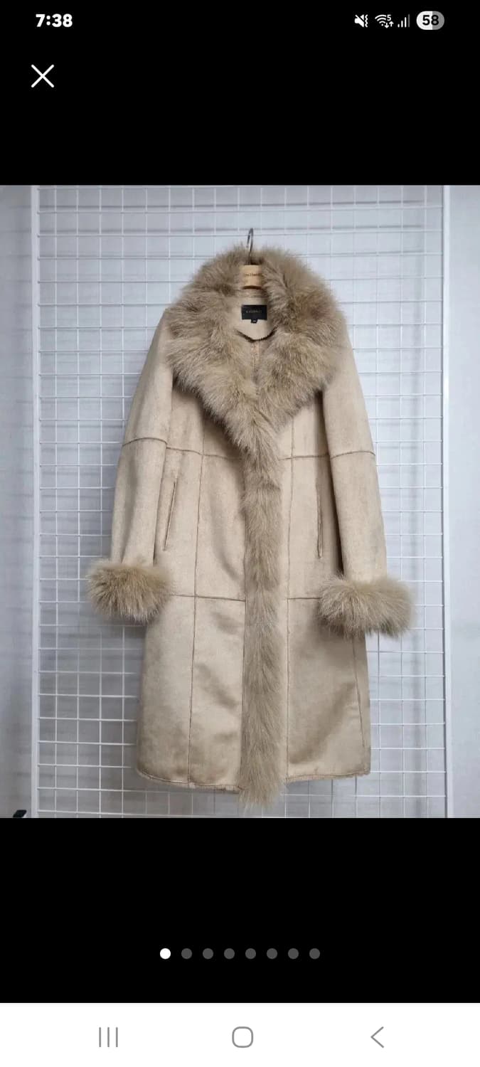 (택포)카사바디 폭스퍼 천연양가죽 무스탕 55 상품이미지1