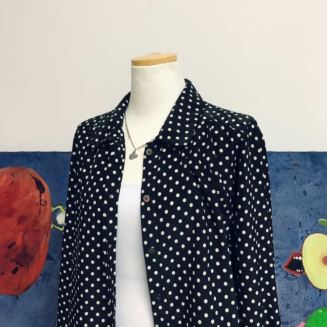 B10) Leilian Japan vintage Blouse 상품이미지7