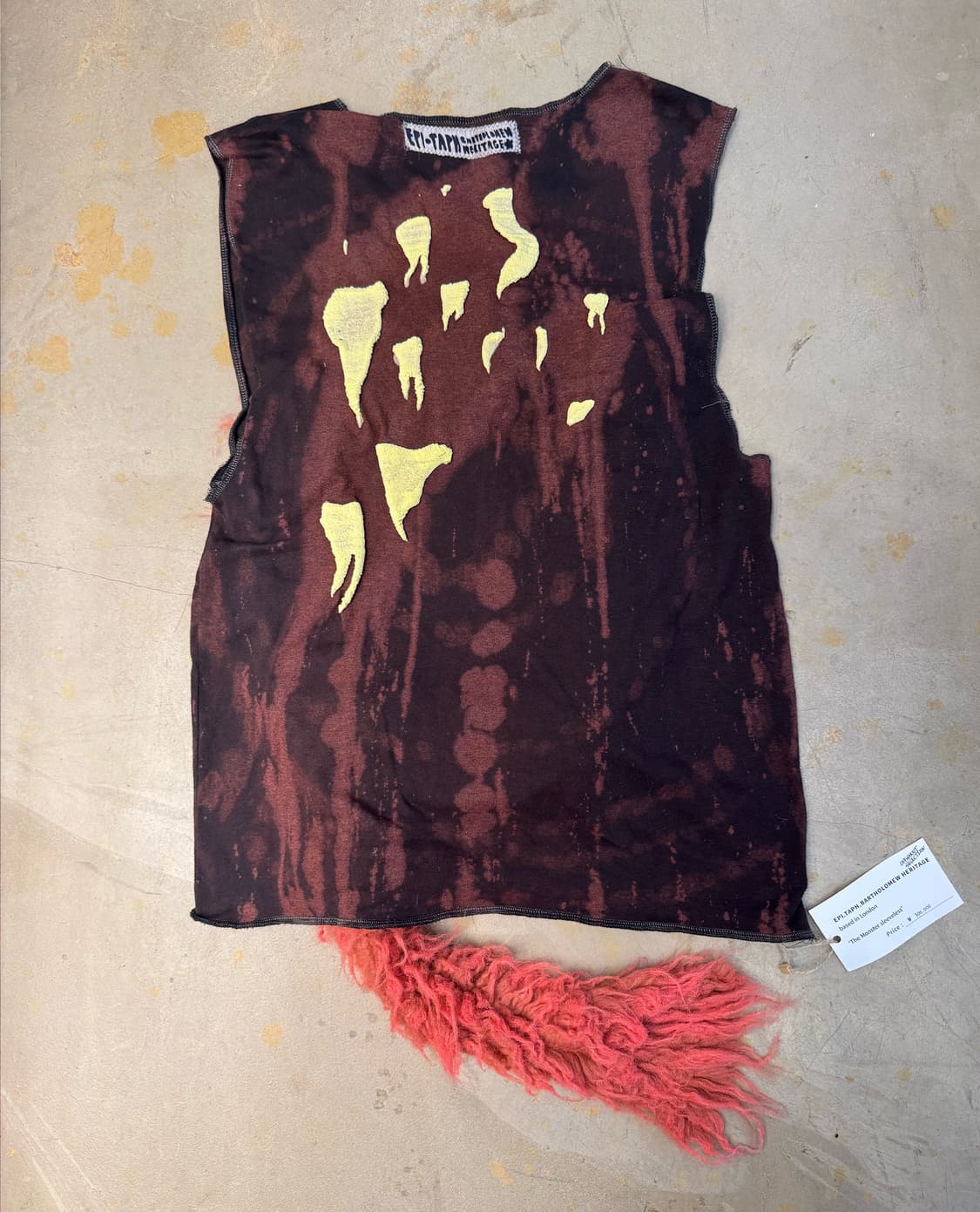 Epi taph london hairy monster sleeveless 상품이미지5