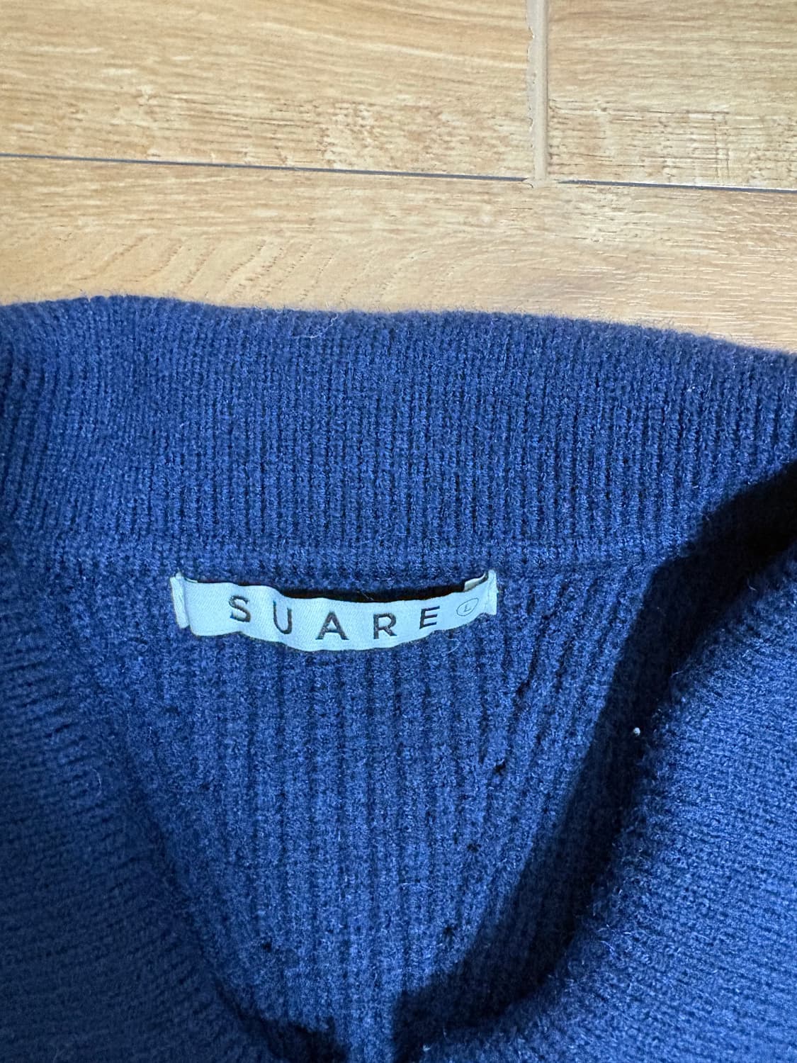 수아레 하찌 카라 투웨이 집업 니트 상품이미지3