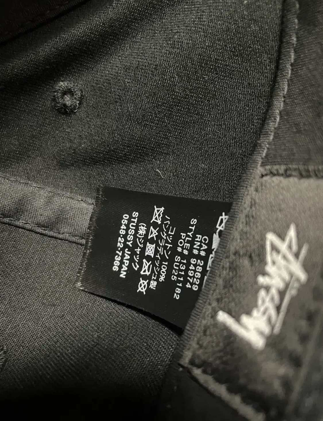 스투시 미드 뎁스 인터네셔널 스포츠 스트랩백 블랙 상품이미지3