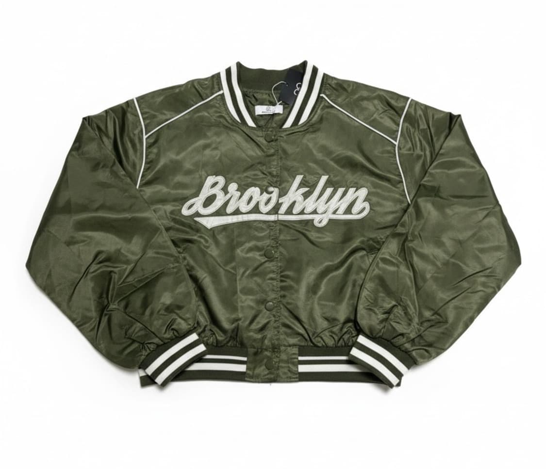 카키색 크롭 자켓 (S) 상품이미지1