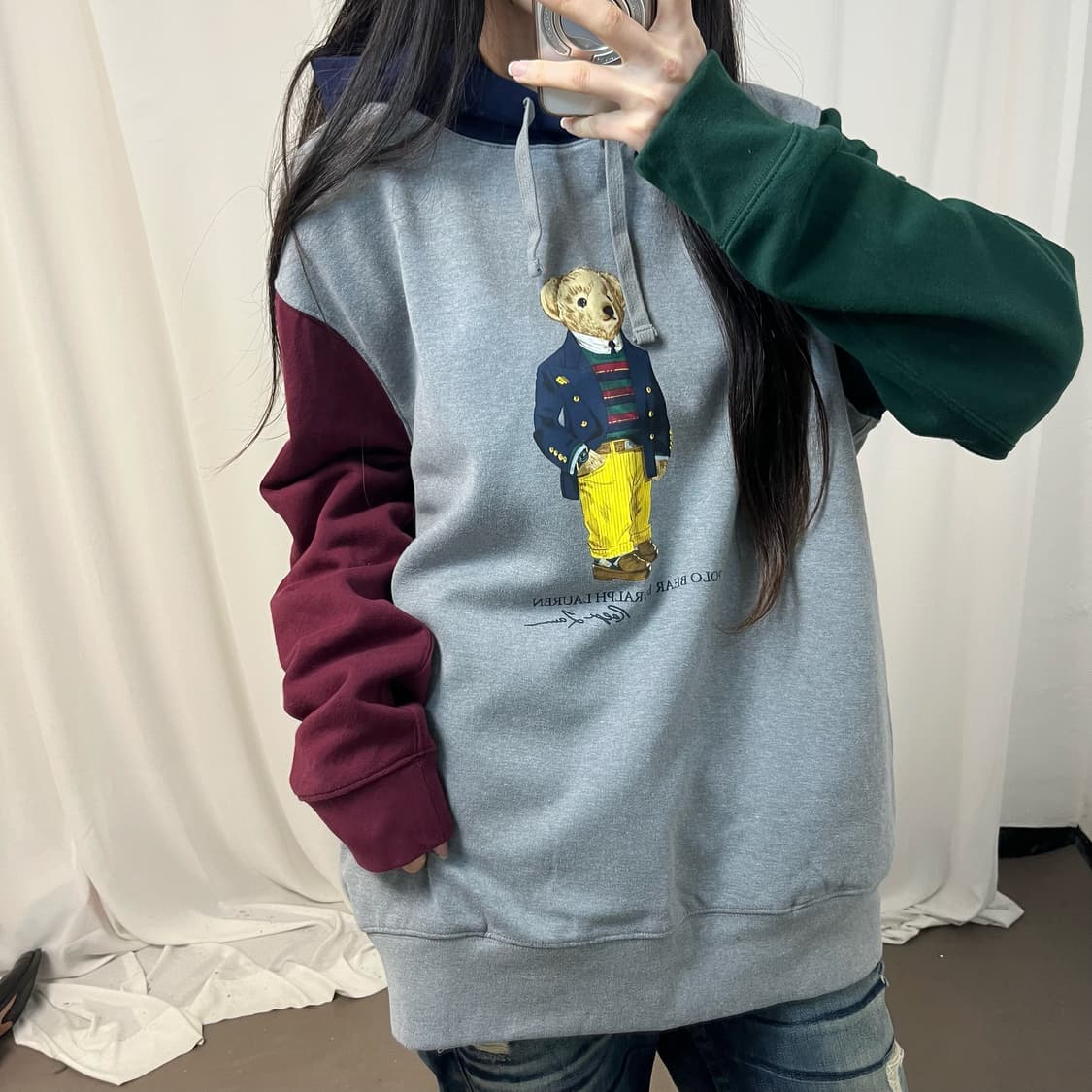 Polo Ralph Lauren bear hoodie 상품이미지3