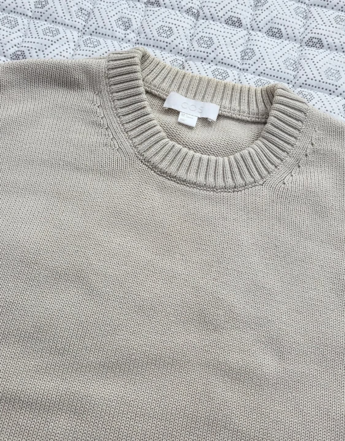COS 코스 베이지 라운드넥 니트 95 상품이미지1