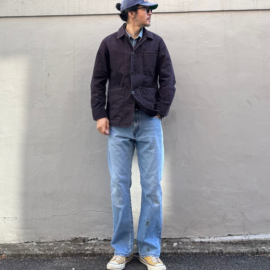 빈티지 프렌치 워크 자켓 상품이미지6