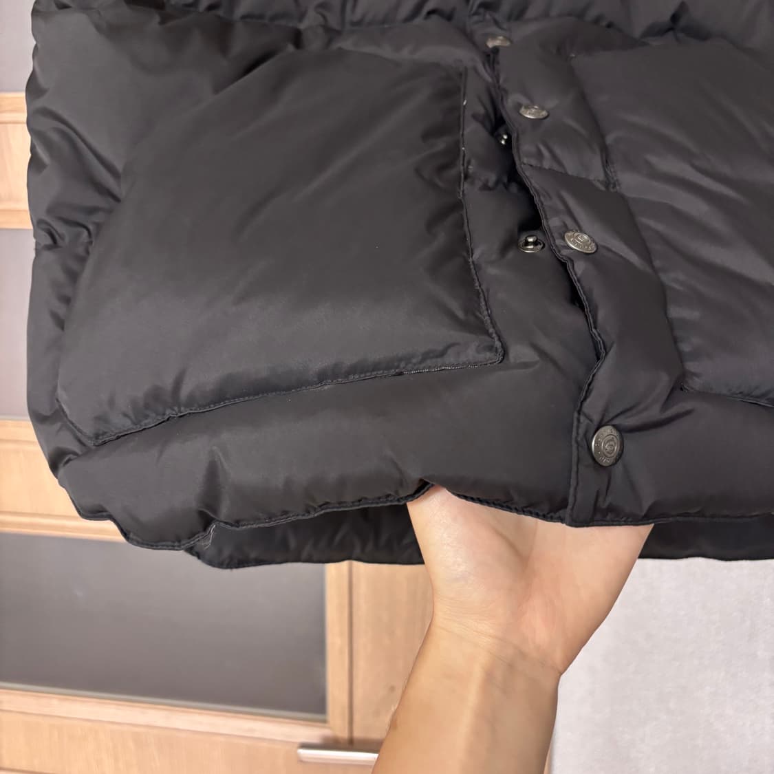 펜필드 락울 다운 베스트 블랙 M 상품이미지3