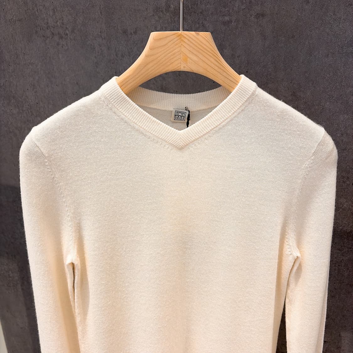 (정품/새상품) 토템 여성 크림 투톤 울 니트 상품이미지2