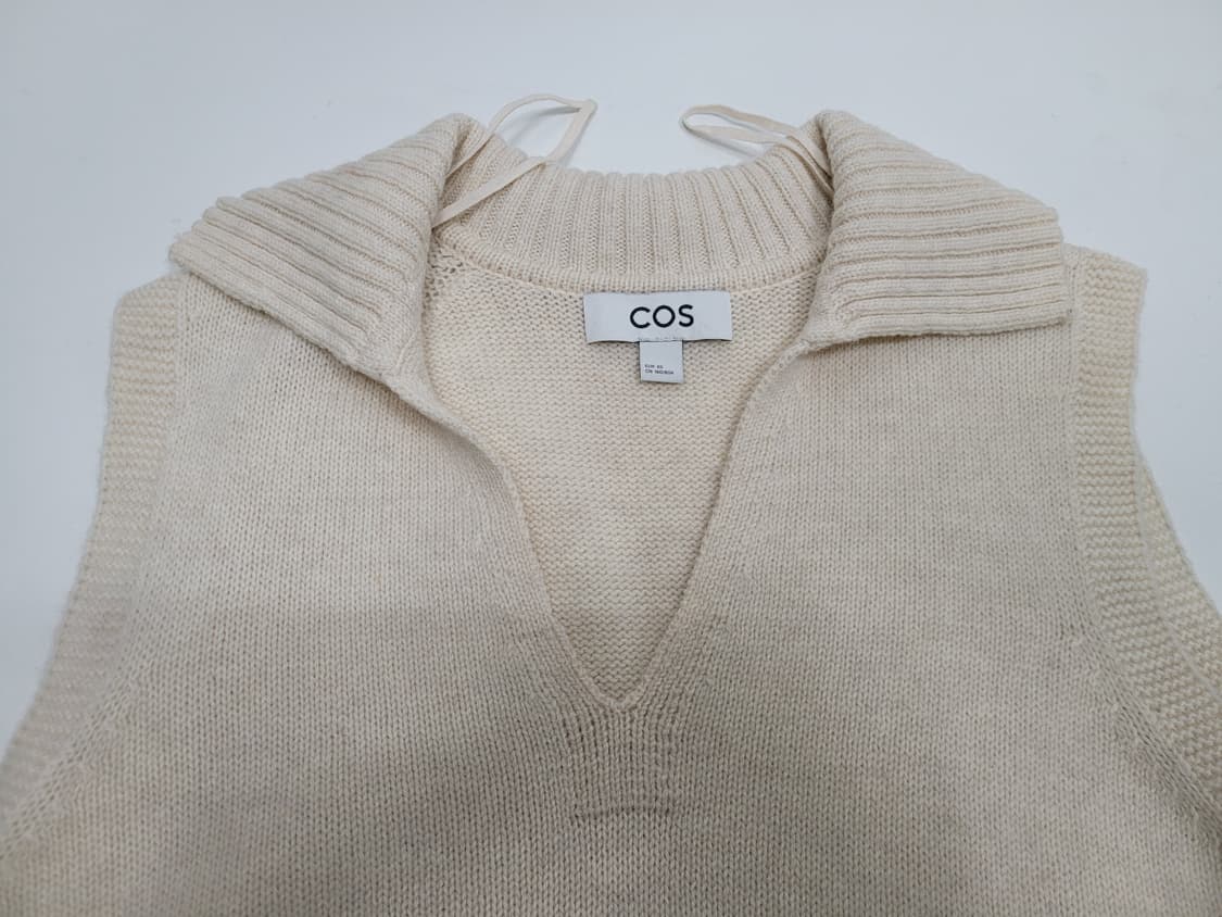 (새상품급) COS 코스 모100% 니트 베스트 / 여 XS 아이보리 상품이미지6
