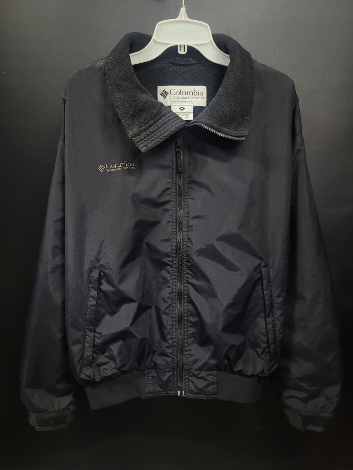 Columbia 컬럼비아 블랙  바람막이 쉘 자켓 상품이미지1