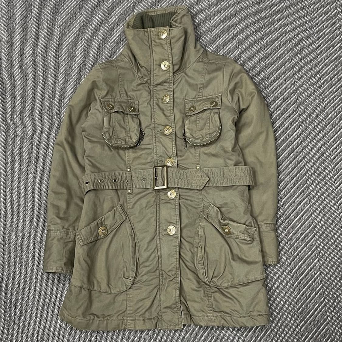 y2k 하이넥 펑크 자켓 v0190 상품이미지2