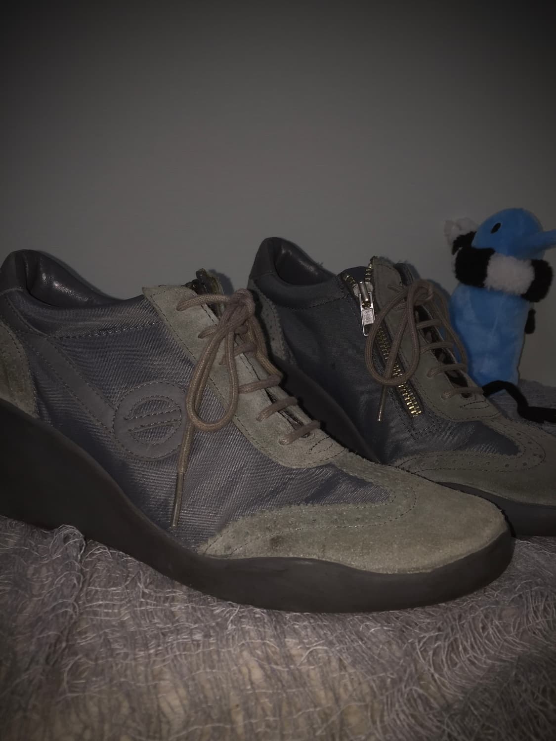 NO NAME 90s Leather Wedge Sneakers 상품이미지6