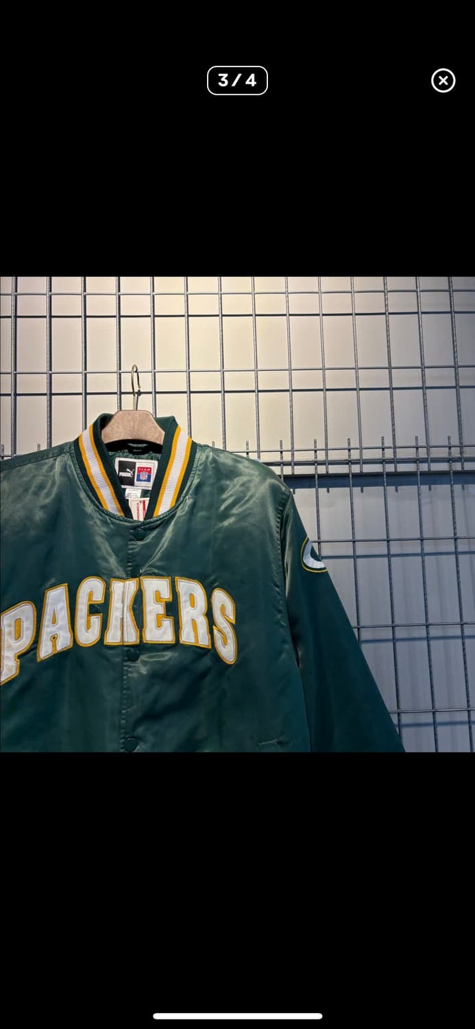 NFLx푸마 그린 바시티 자켓 H1144 상품이미지3