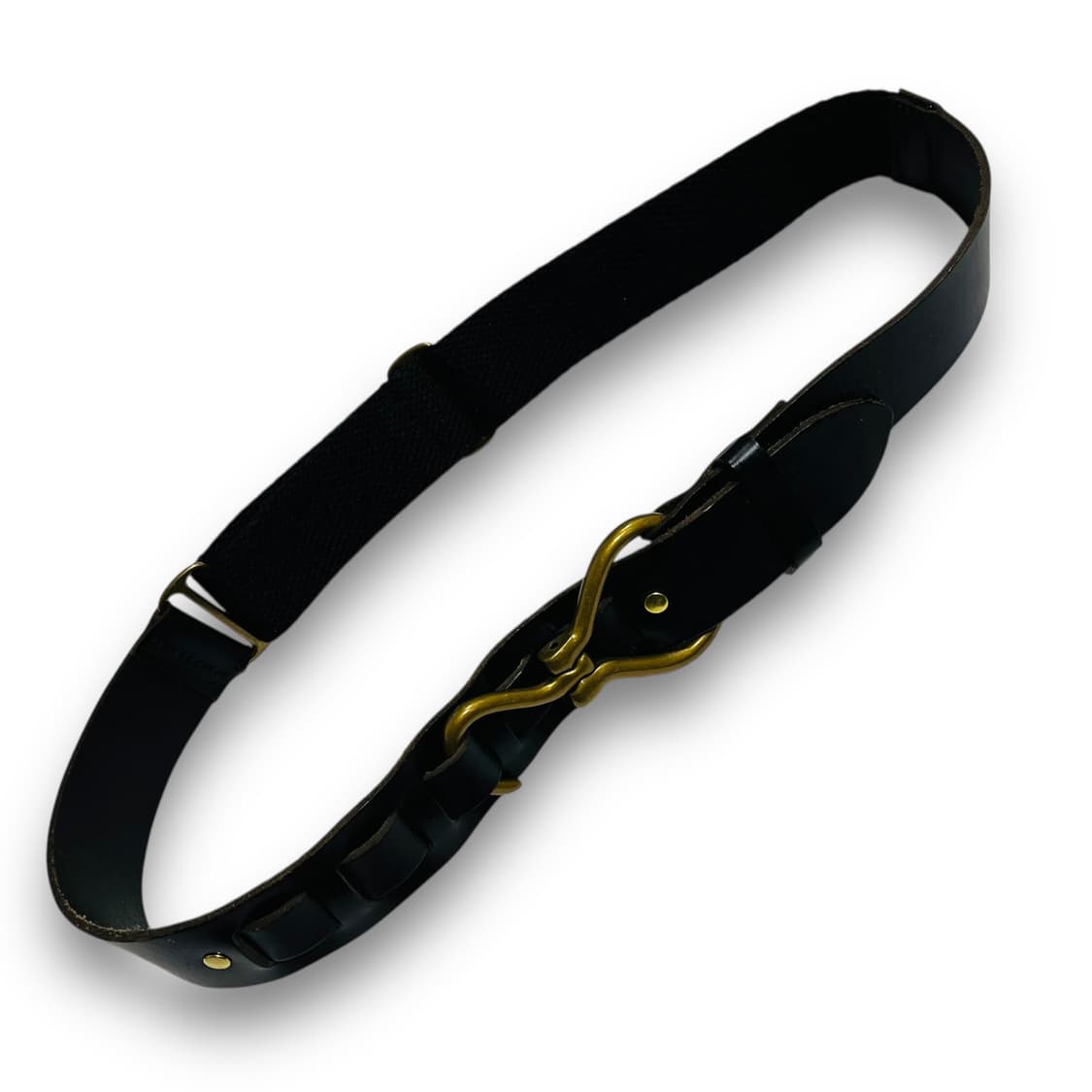 Dress on Style Black hook Leather belt 상품이미지2