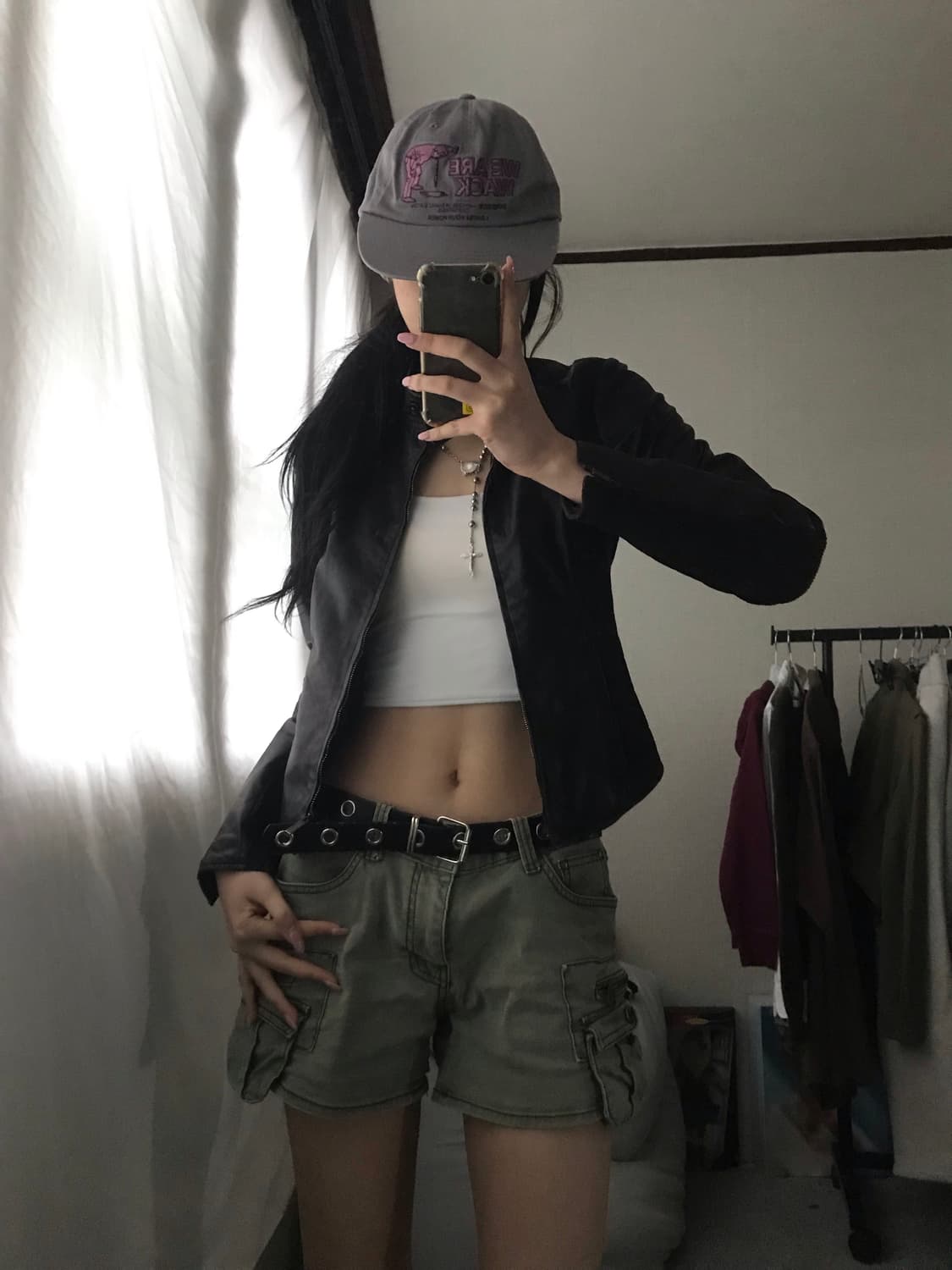 아르마니 슬림핏 레더자켓 상품이미지7