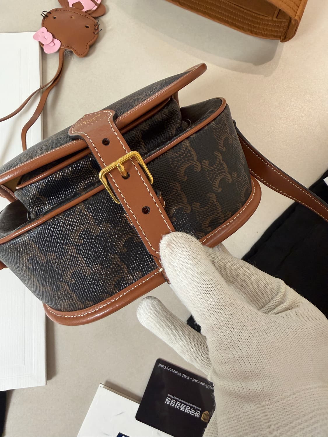 정품 셀린느 폴코백 미듐 상품이미지5