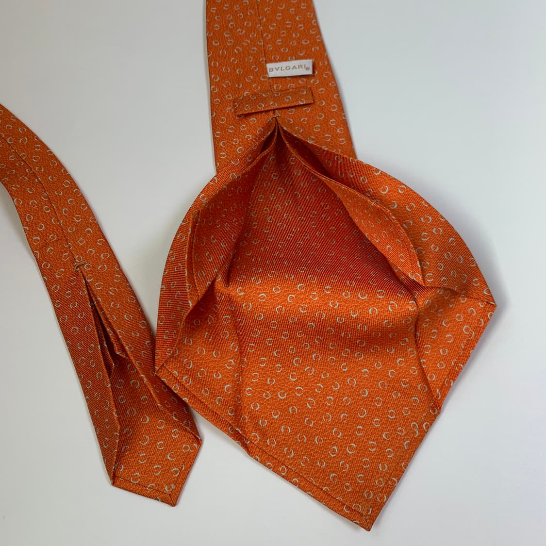 불가리(BVLGARI) 자카드 명품넥타이 100실크 A-A+등급 10cm 상품이미지8