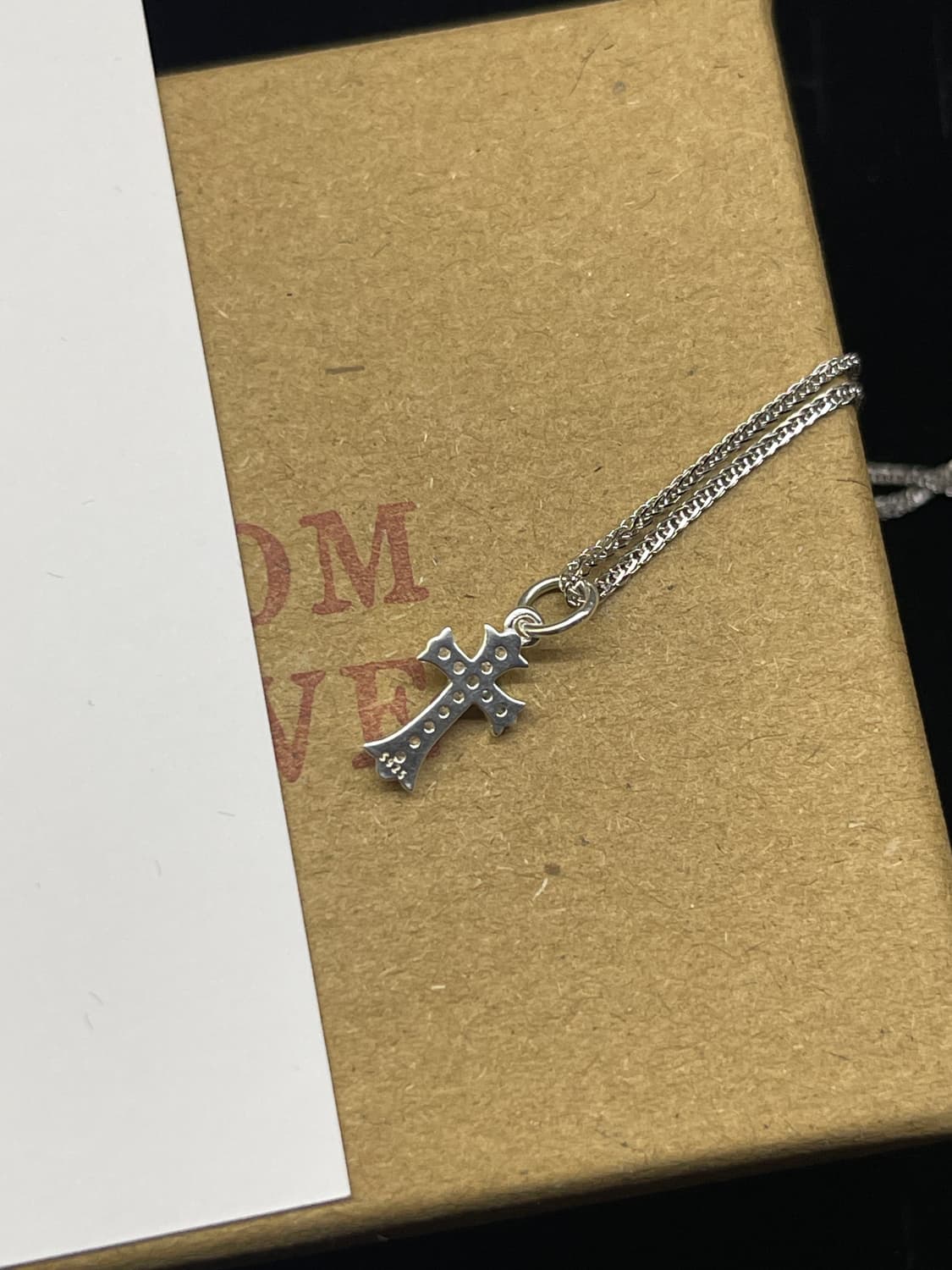 미니 크로스 팬던트 목걸이 (실버925 은목걸이) 상품이미지6