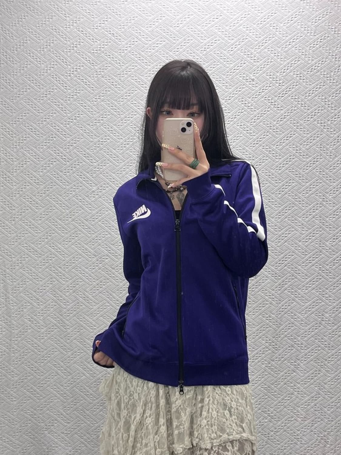 나이키 올드스쿨 레트로 딥퍼플 져지 집업 100 C09609 상품이미지1