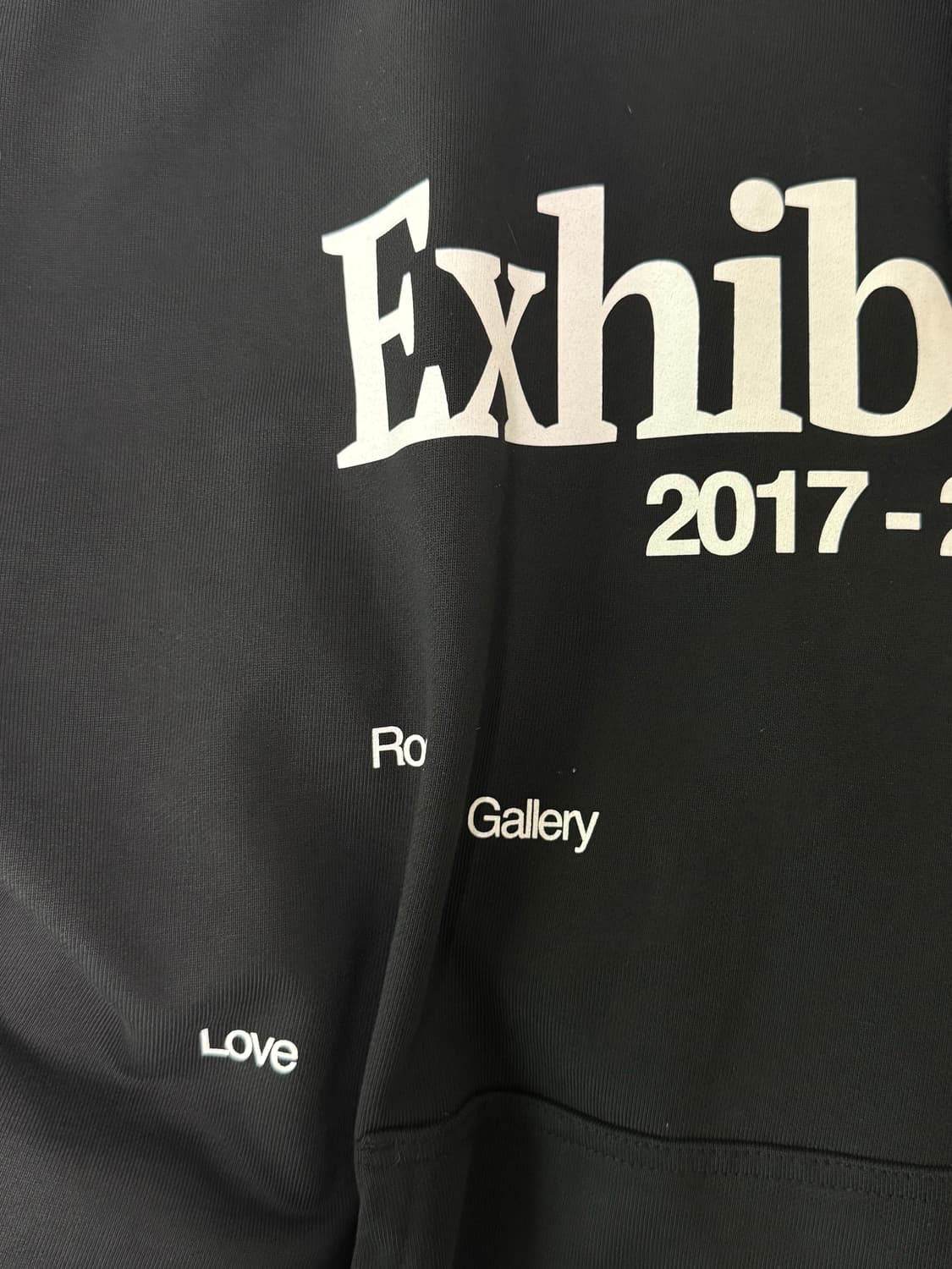 뮤지엄비지터 블랙 Exhibition 후드티 L사이즈 (새상품 급처) 상품이미지3