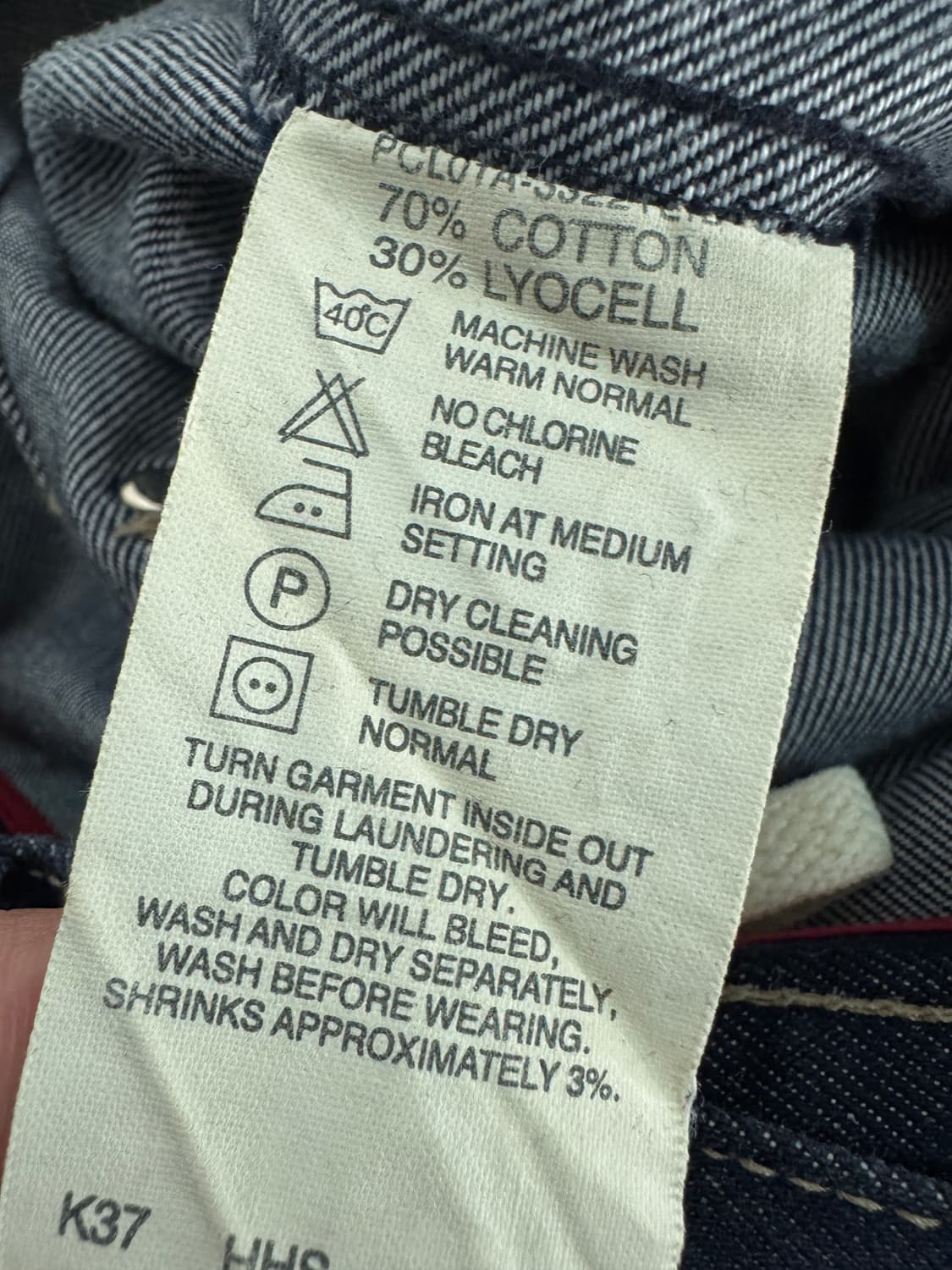 정품!! 리바이스 엔지니어드진 생지 데님팬츠 상품이미지4