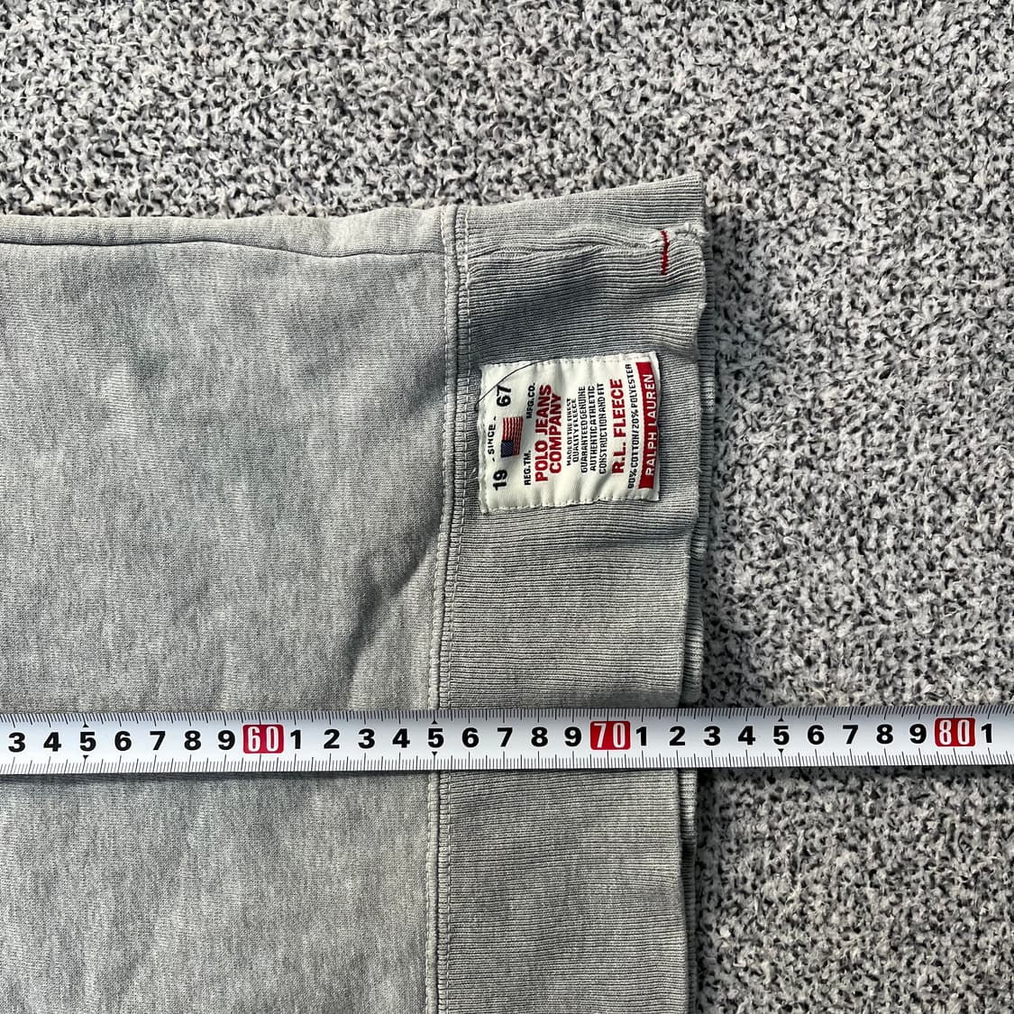 실측확인 폴로진스 맨투맨 0403M 상품이미지7