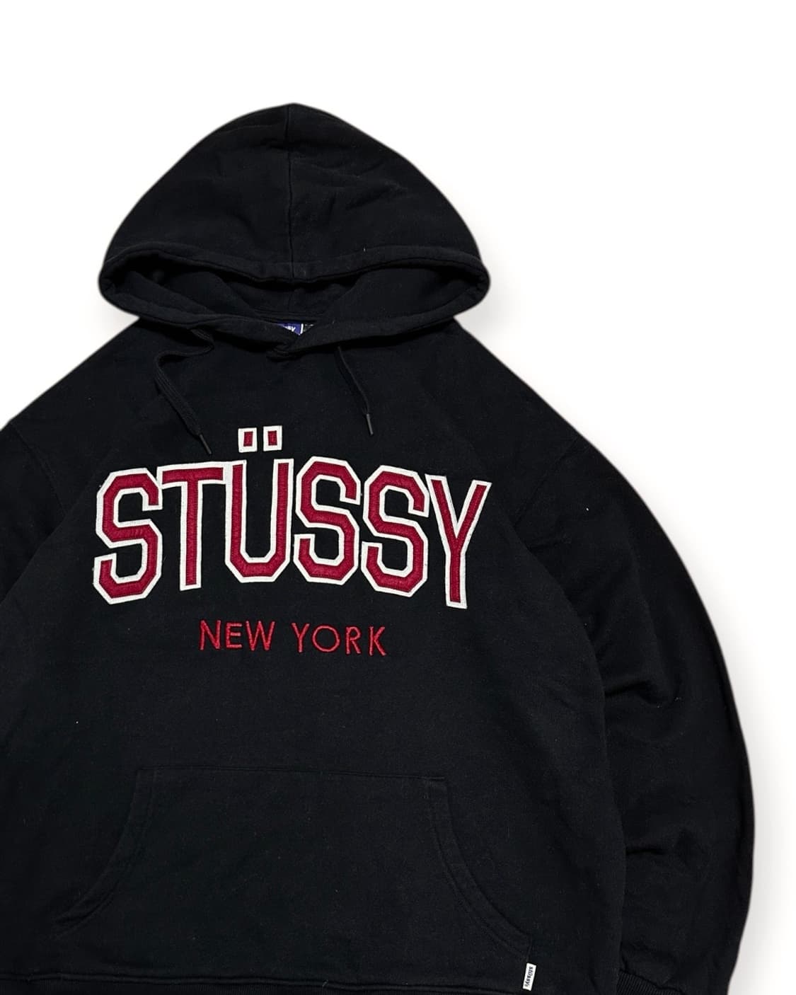 스투시 usa 뉴욕 블랙 후드티 상품이미지2