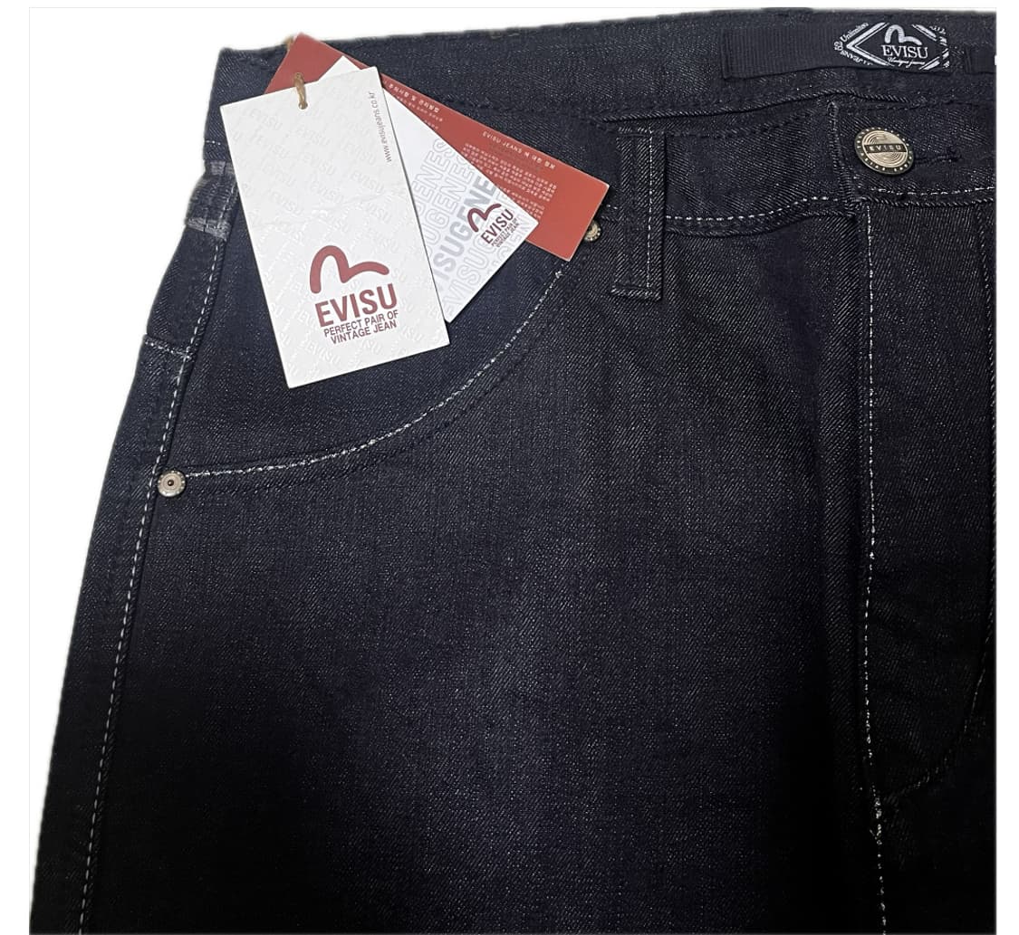 evisu 에비수 한국판 흑청 새제품 상품이미지4