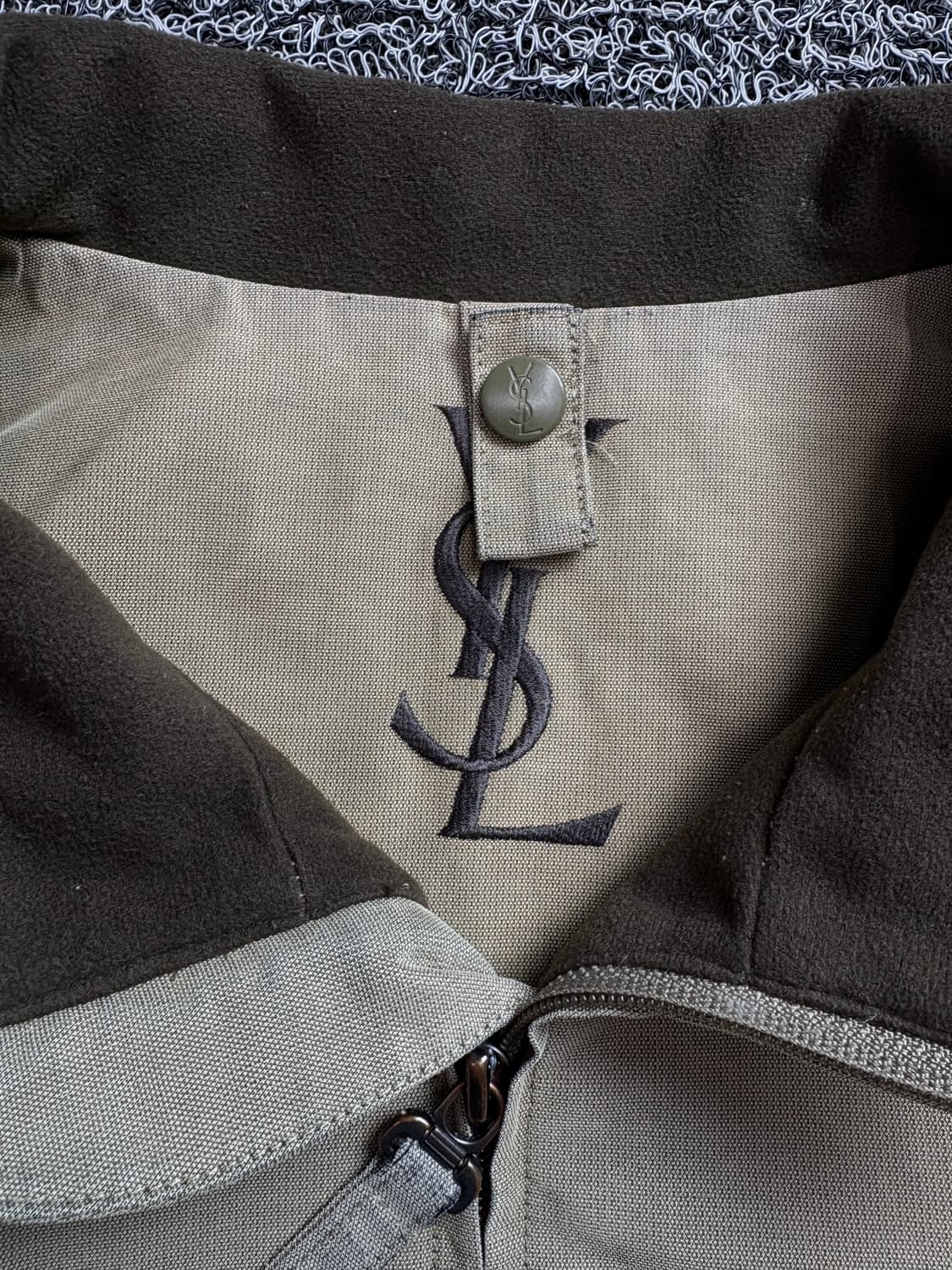 90s YSL 입생로랑 아카이브 블루종 봄버 자켓 2283 상품이미지3