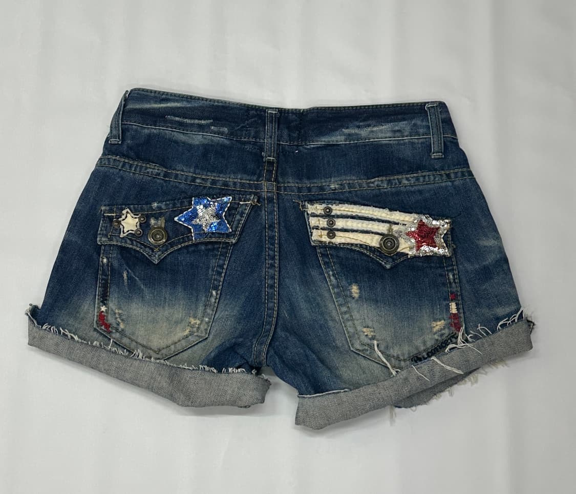 🦋팝갸루 y2k 숏팬츠 코디세트🦋큐빅 핫핑크 레이어드 펑크 락 상품이미지6