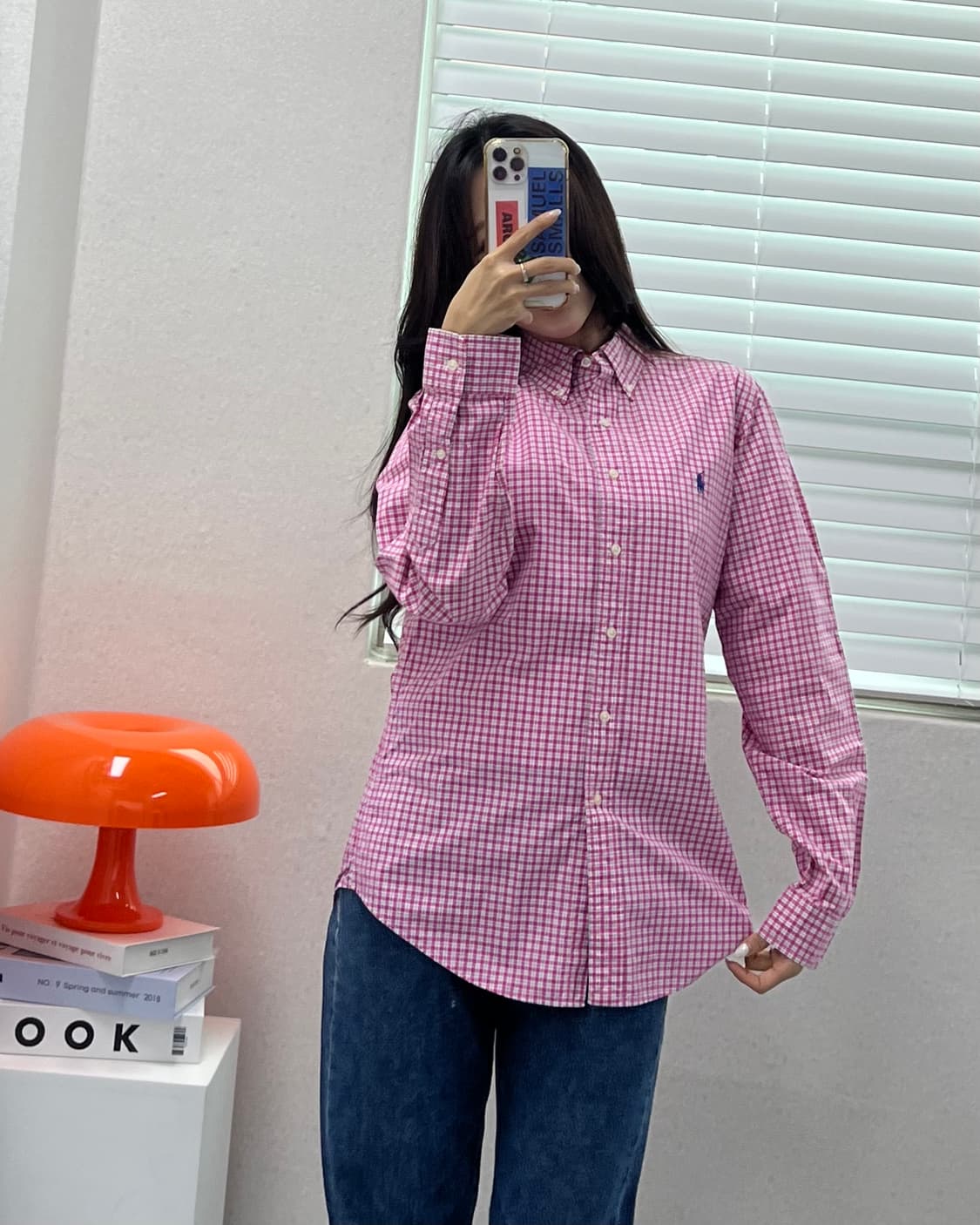 (S)랄프로렌 체크 셔츠-M1407 상품이미지6