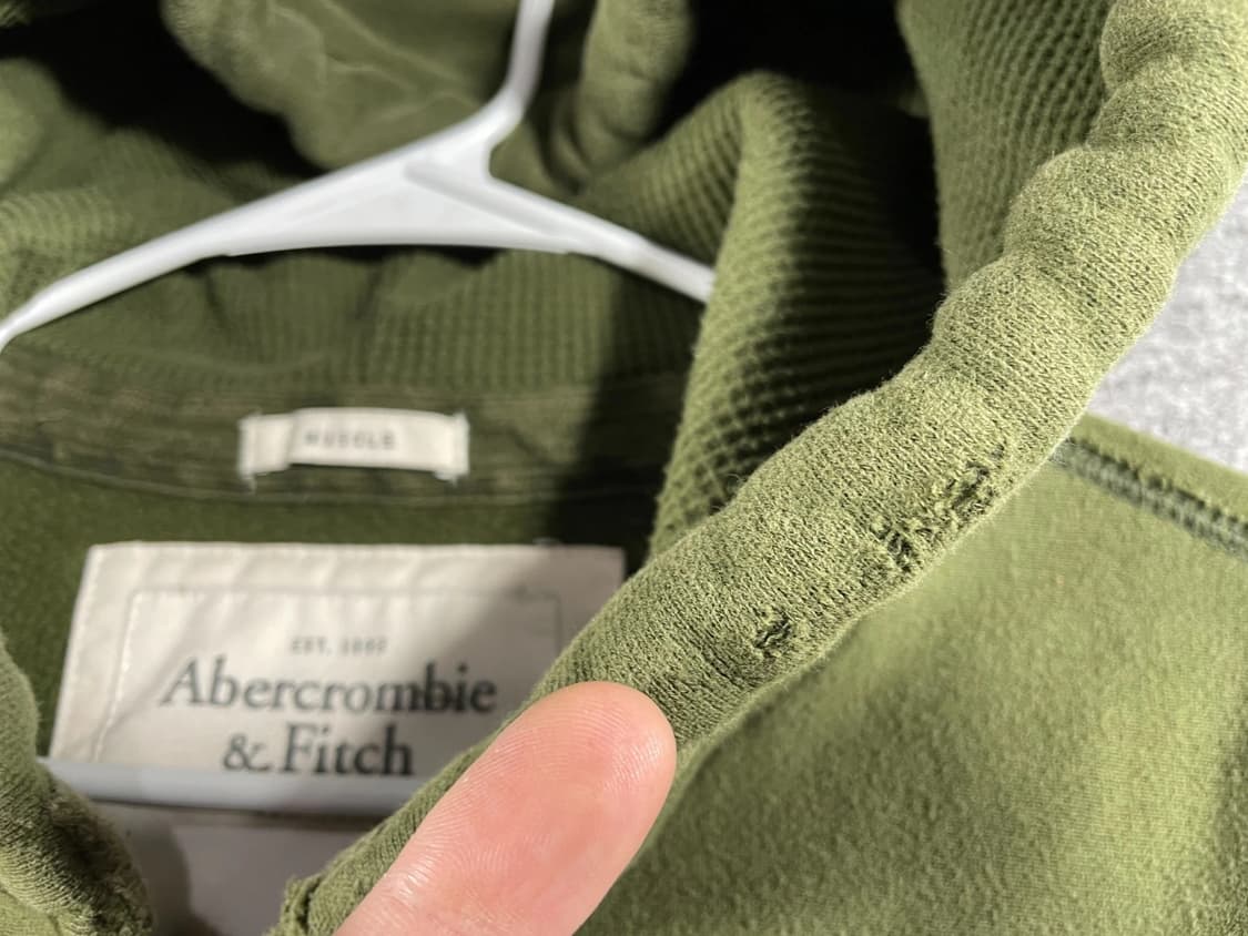 아베크롬비 앤 피치 Y2K 빈티지 머슬핏 후드 집업 상품이미지7