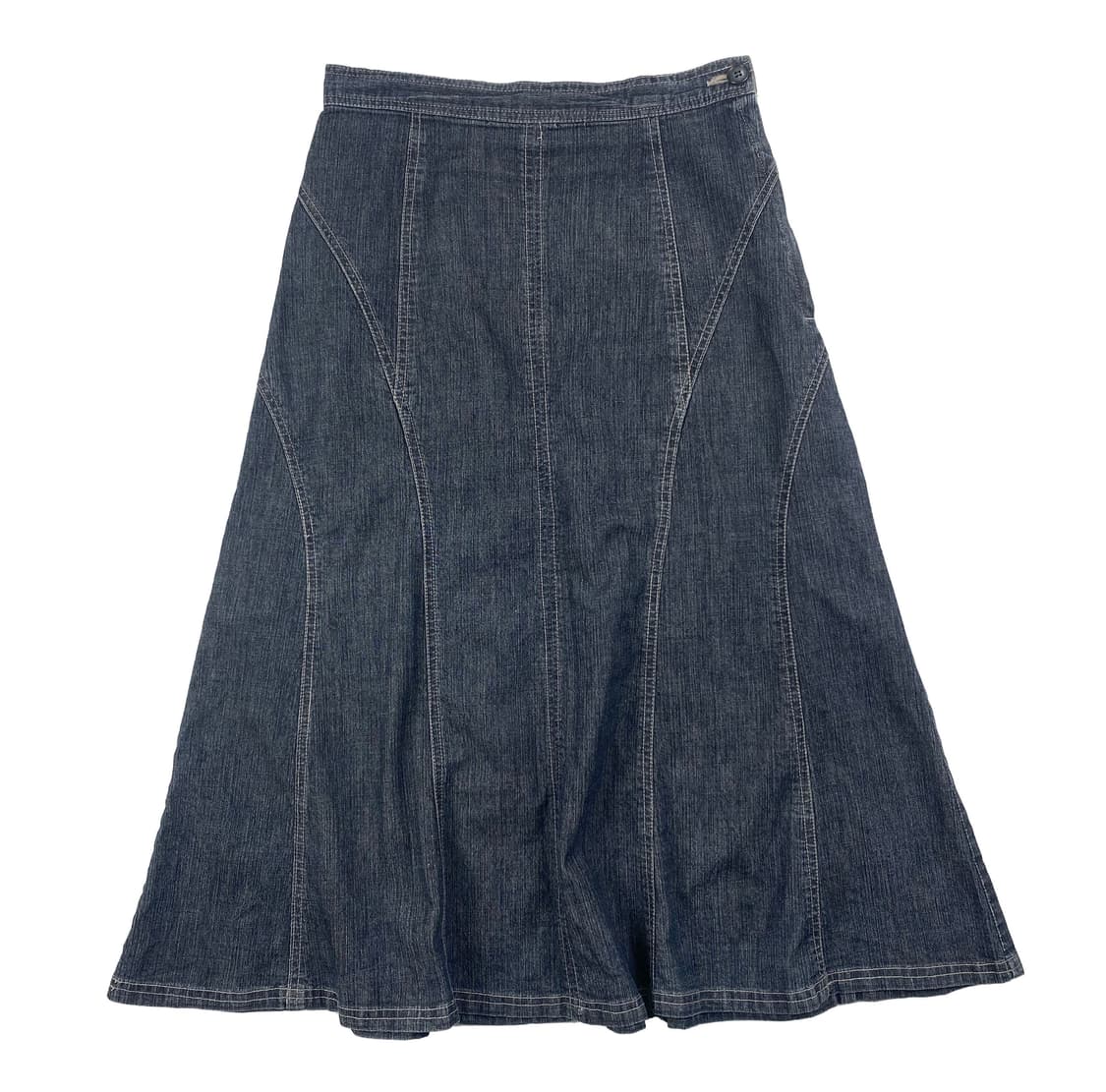jpn 스티치 플레어 데님스커트 상품이미지1