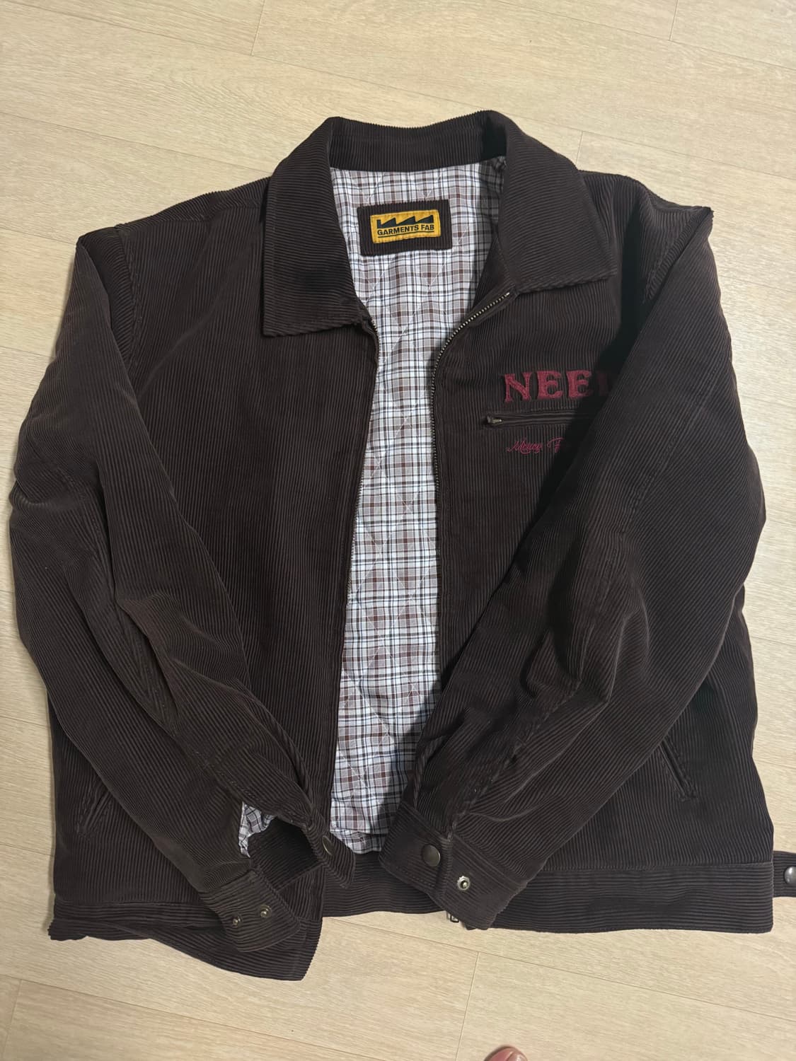 가먼츠팹 워크자켓 브라운 M 상품이미지2