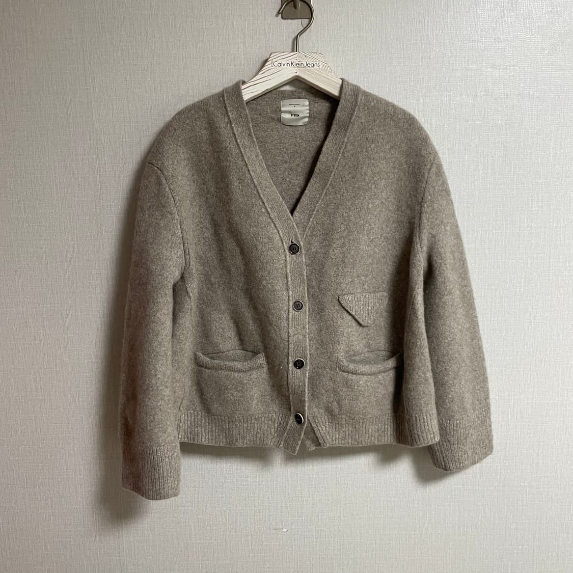 [F]20fw 시스템 모100% 크롭 가디건 상품이미지1