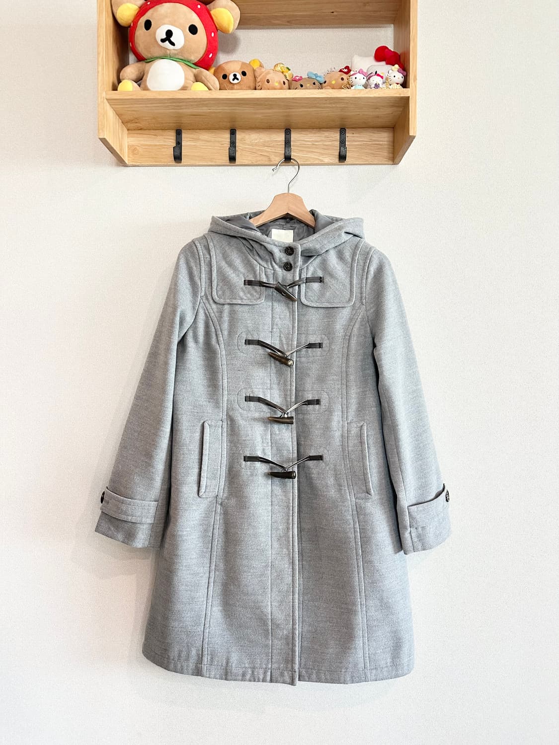 jpn earthmusic 어스뮤직 떡볶이코트 더플코트 모리걸 너드 상품이미지1