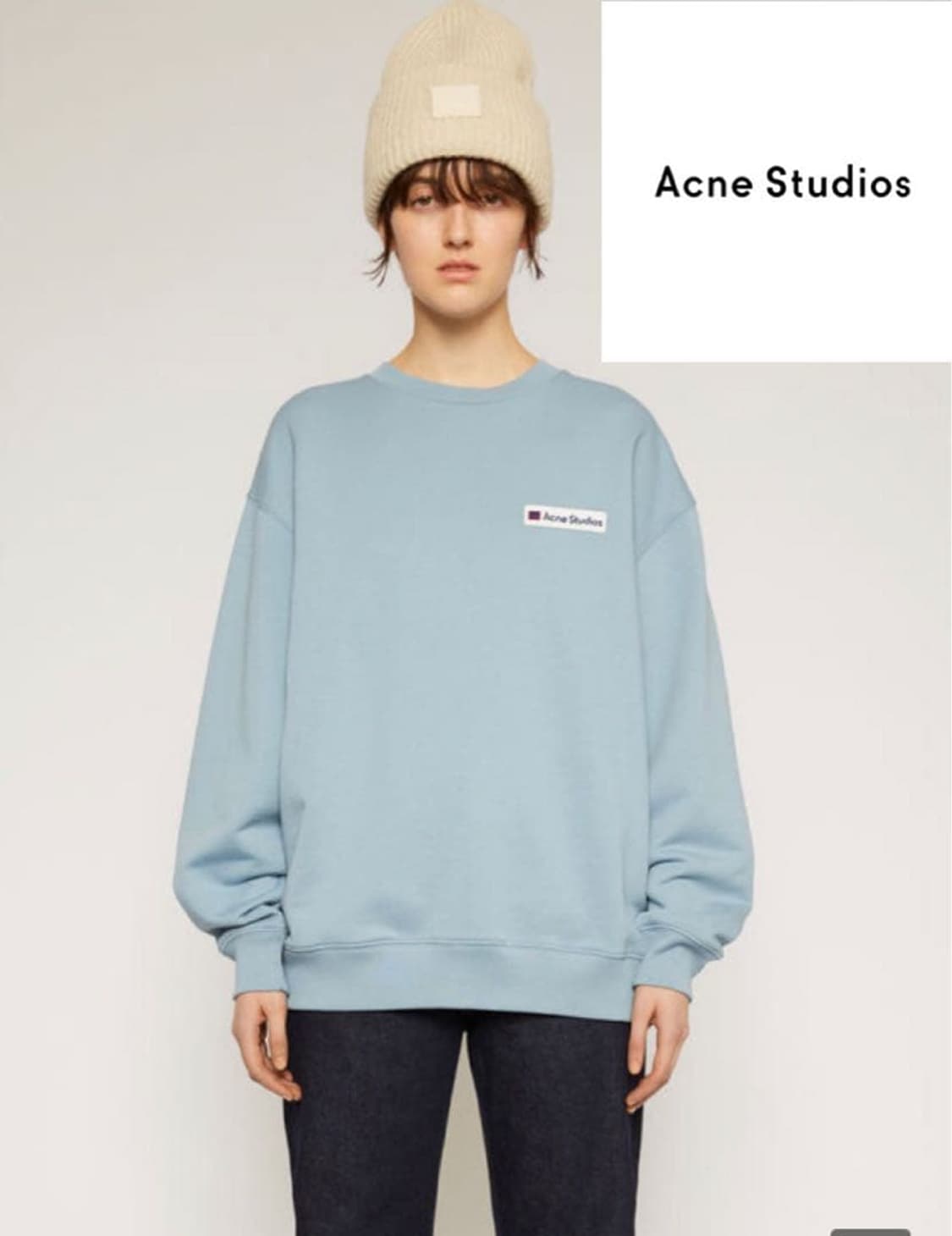 아크네스튜디오 코튼 맨투맨/ 남성 맨투맨/ 여성 맨투맨  상품이미지1