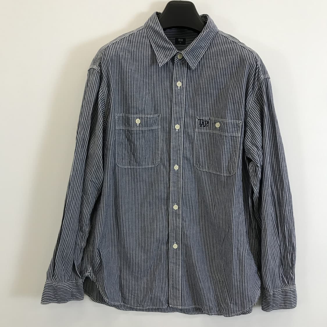 유니클로 히코리 샴브레이 셔츠 [XL] 상품이미지1