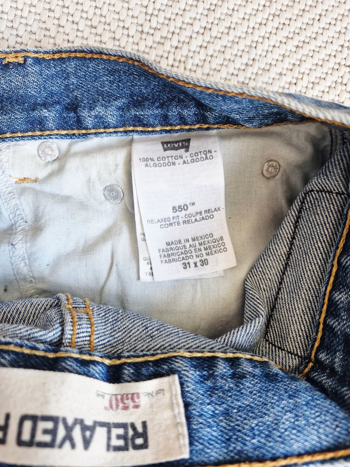 리바이스 550 릴렉스드핏 W31 상품이미지6