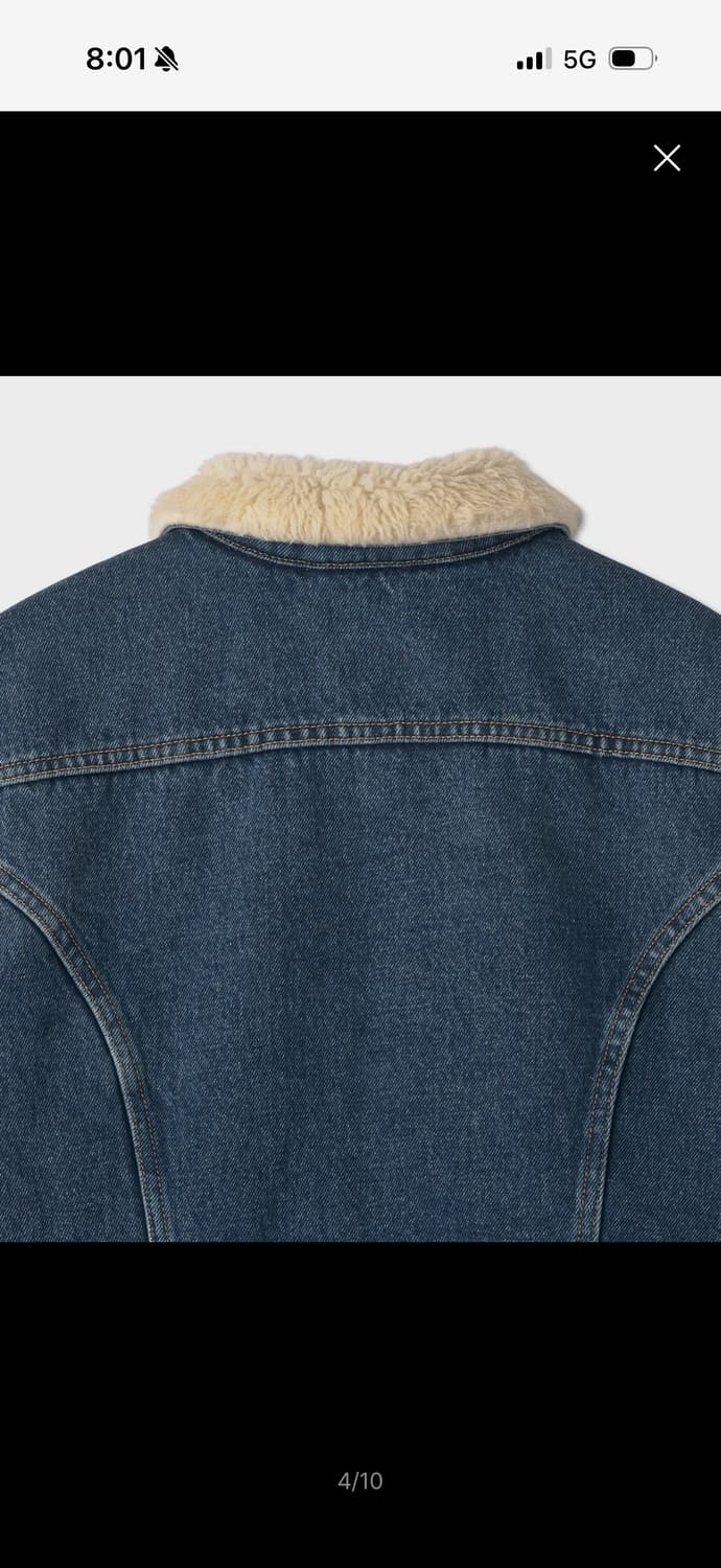 디젤 여성 DE 슬리미 데님 자켓 S 상품이미지4
