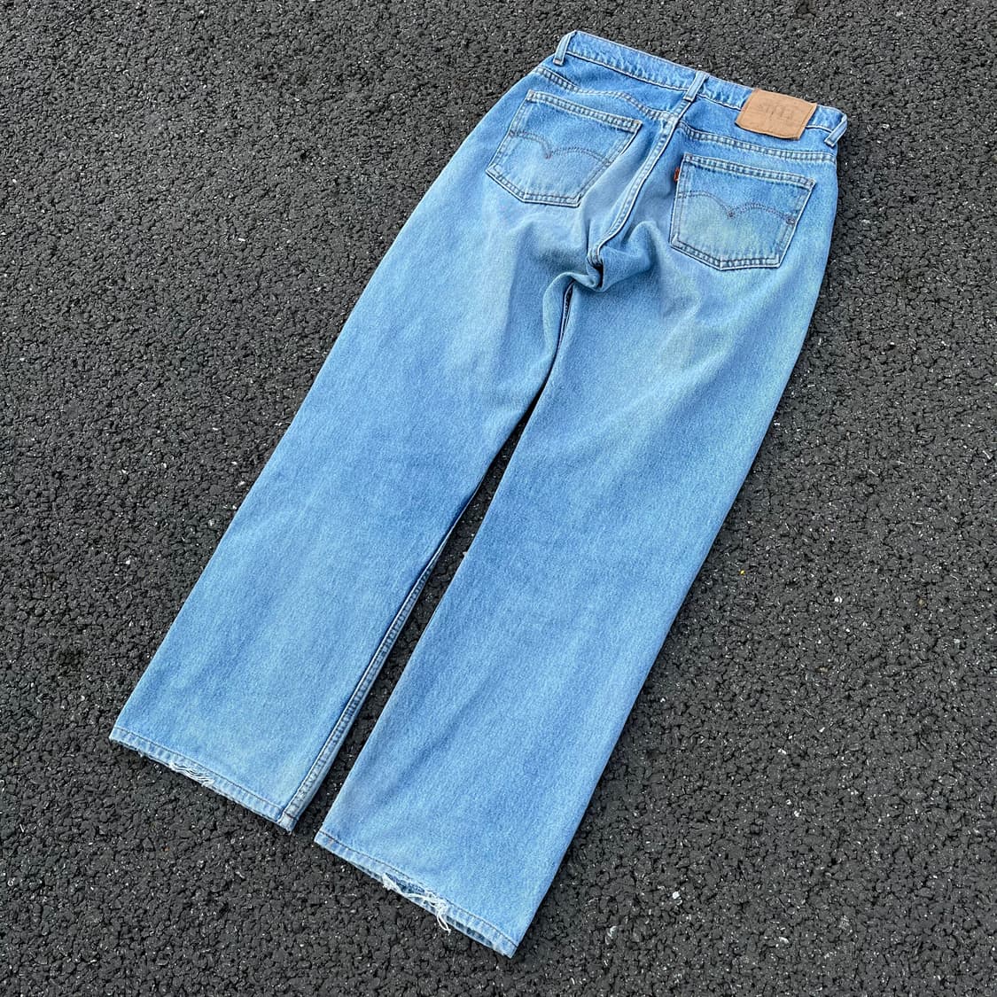 Vintage 90's Levi's 612 Orange Tab Jeans 상품이미지5