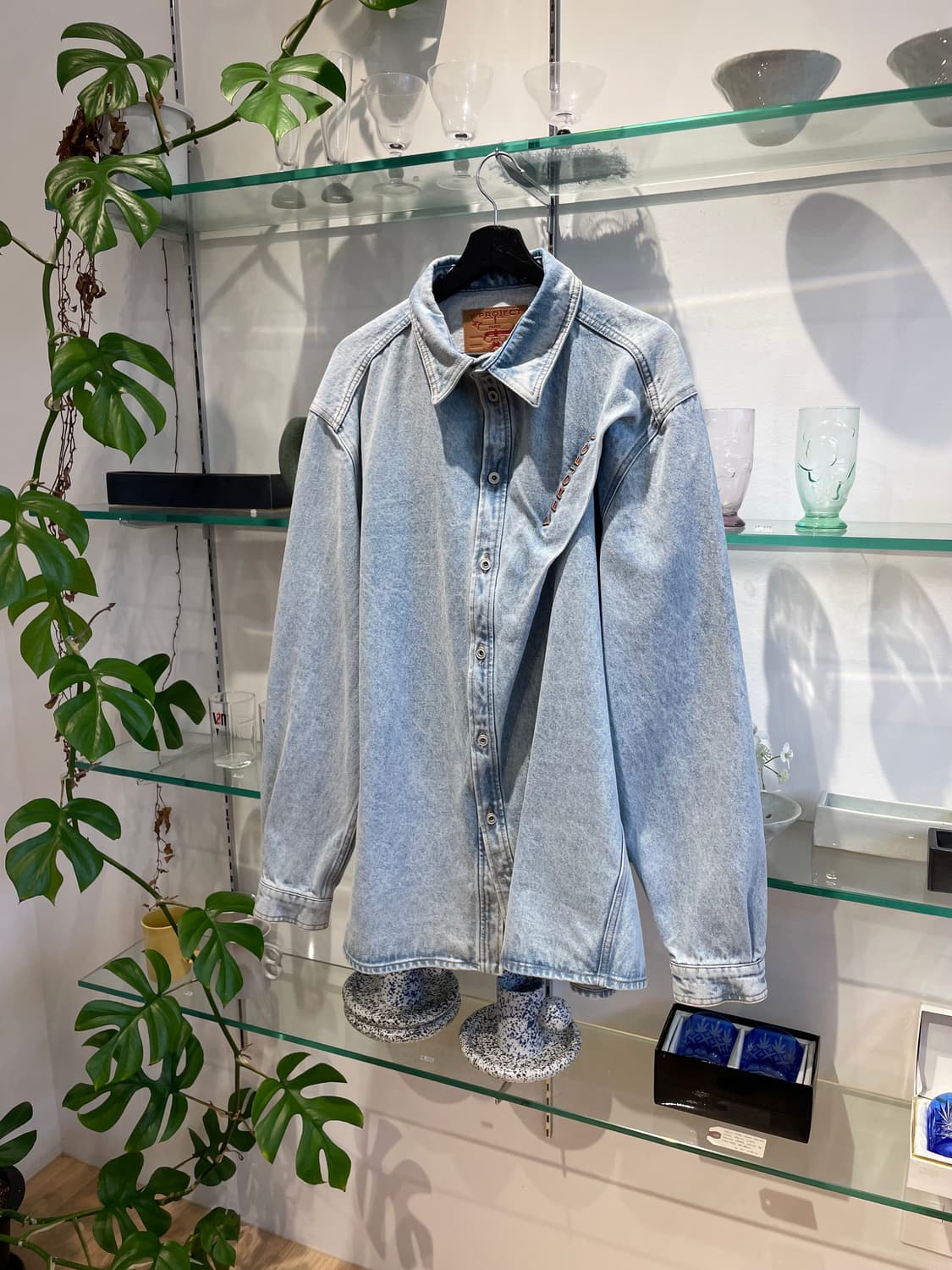 와이프로젝트 pinched denim shirt 상품이미지4