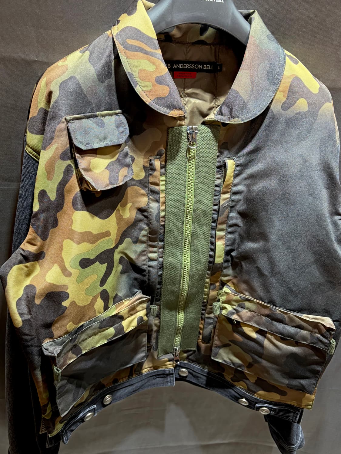 (새상품) 앤더슨벨 카모플라주 집업 데님자켓 상품이미지6